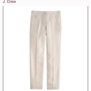 J. Crew Slim linen trouser NWT in herringbone